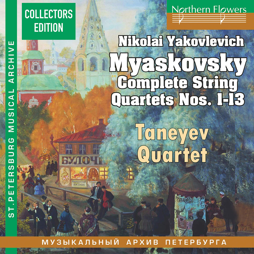 Miaskowsky: Die Streichquartette (GA), Audio-CD