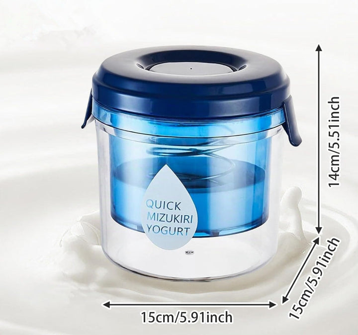 Griechischer Joghurt Sieb,Joghurt Abtropfsieb mit Deckel,Feine Filtersiebe Joghurt Sieb Wiederverwen