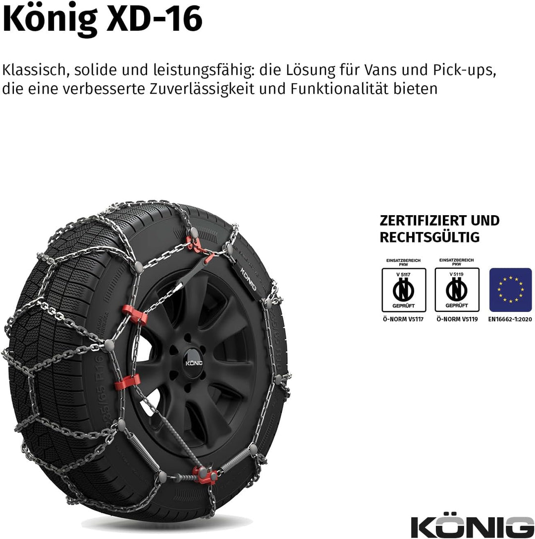 KÖNIG XD-16 240 - Schneeketten, XD-16 240