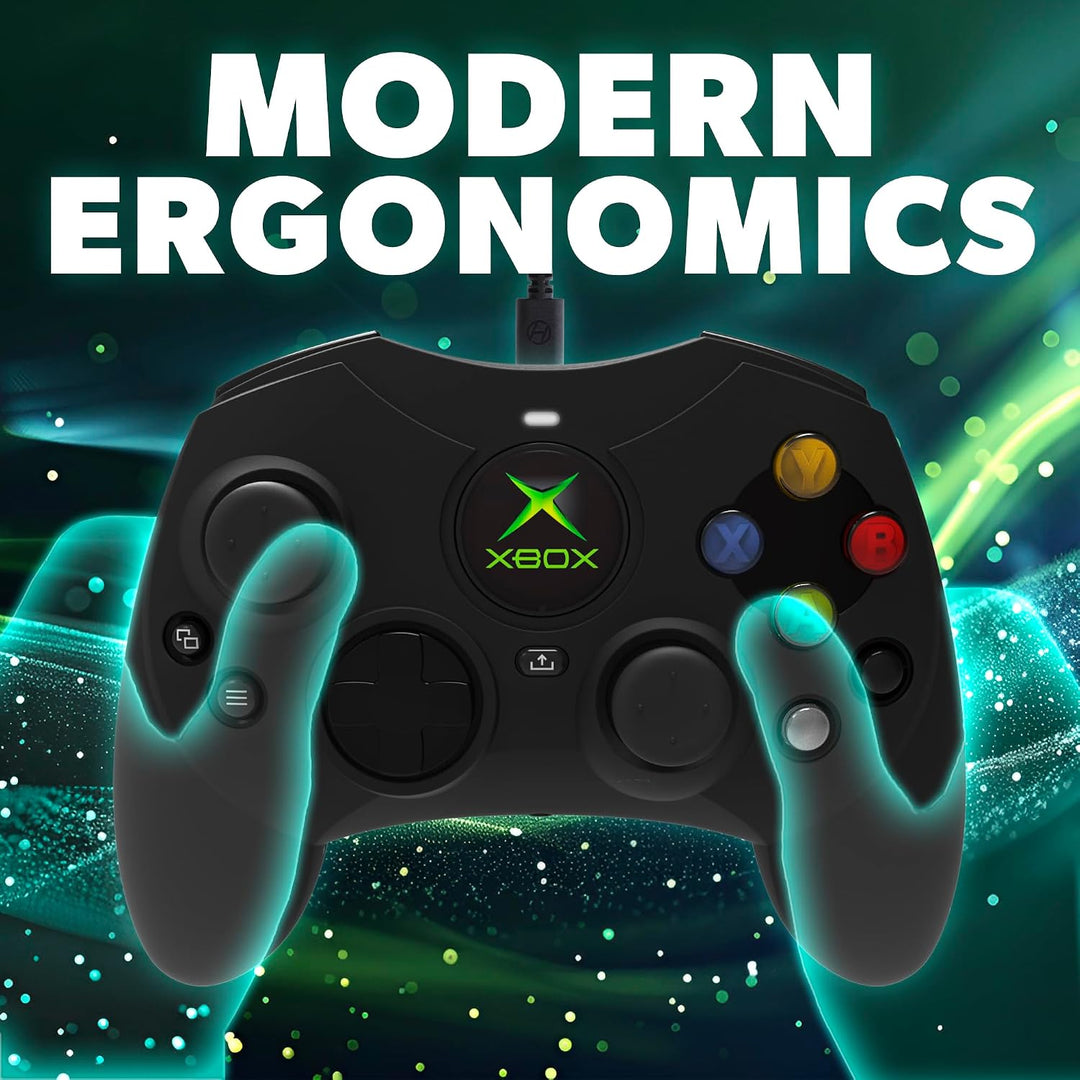 Hyperkin DucheS Wired Controller - black Schwarz, Schwarz