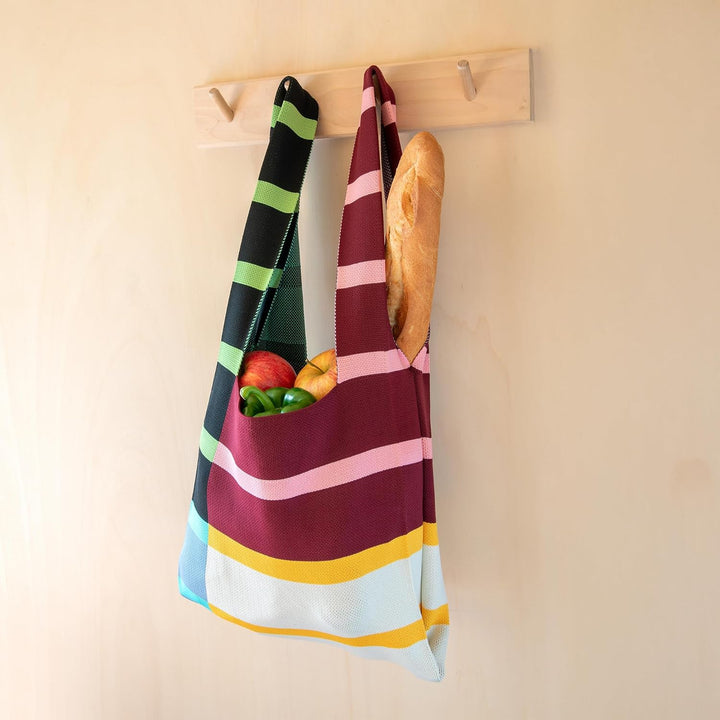 Remember Stricktasche Indigo, 63 x 30 cm, 100% recyceltes Polyester Mehrfarbig, Mehrfarbig