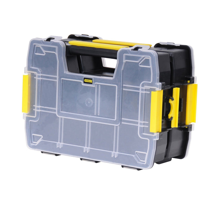 Stanley Sortmaster Doppelorganizer Werkzeugbox leer STST1-71197 – Stapelbarer Werkzeugkasten mit ent
