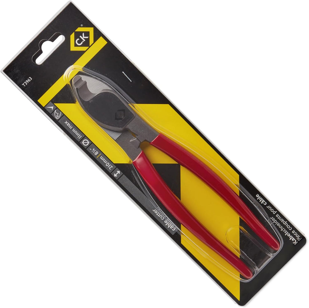 C.K Kabelschneider - 210 mm I Geeignet für Kupfer- und Aluminiumkabel | Langlebiges Material I Leich