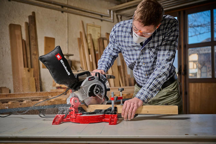 Einhell Kapp-Gehrungssäge TC-MS 2112 (max. 1.600 W, 5.000 min-1, hochwertiges HM-bestücktes Sägeblat