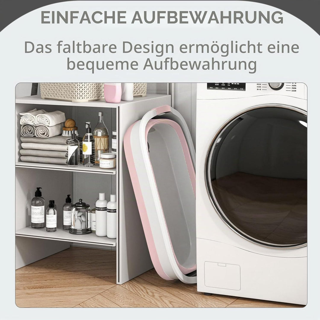 Faltbare Haustierbadewanne mit Wasserablaufstopfen, kleine Haustiere, tragbare Badewanne für Welpen,