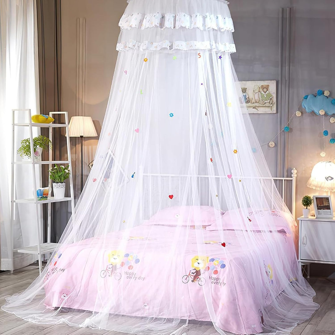 Betthimmel Mädchen Moskitonetz Bett Kinder Mosquito Netz Bett Himmel für Kinderzimmer Hängendes Mück