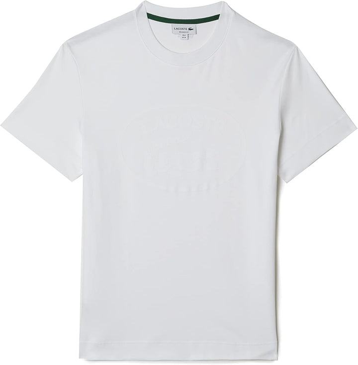 Lacoste Herren T-Shirt XXL Weiss, XXL Wei&#xDF;