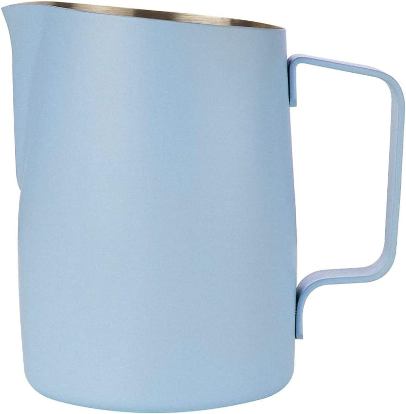 Dianoo Milchaufschäumkrug mit Griff, 600 ml, Edelstahl-Dampfkrug, Espresso-Milchaufschäumer, Tasse f
