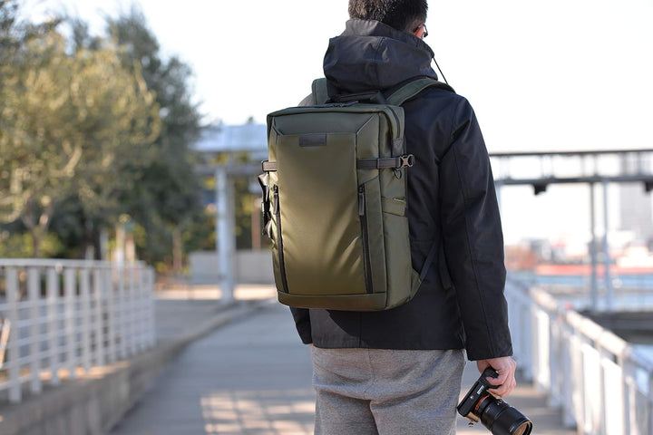 Vanguard VEO SELECT41 GR Rucksack/Schultertasche für DSLR, spiegellose/CSC Kamera oder Drohne, Grün