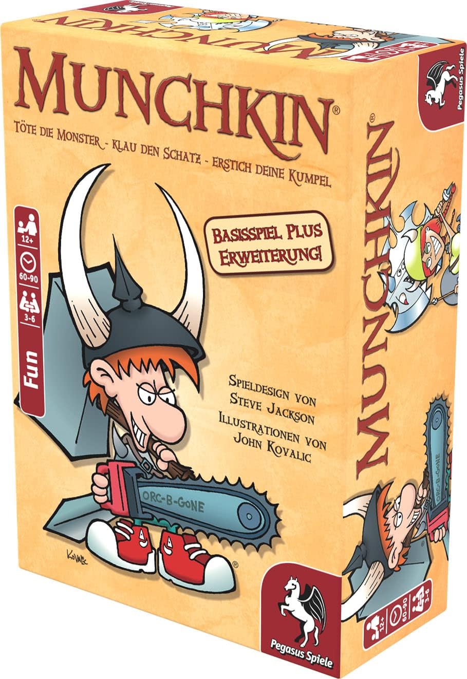 Pegasus Spiele 17222G - Munchkin 1+2