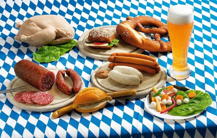 Wiener Würstchen braun Lebensmittel-Attrappe 4 x 15 cm Deko Wiener Würstchen künstliche naturgetreue