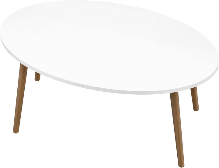 [en.casa] Couchtisch Sindal Beistelltisch 41 x 90 x 50 cm Kaffeetisch aus Spanplatte und Holz Sofati