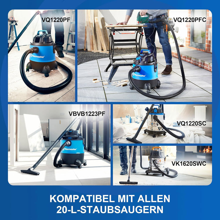 Vacmaster 950127 Beutel für Staubsauger, Paper, 20L x 5 bags (20L) UK Standard-Filtration 5-er Packu