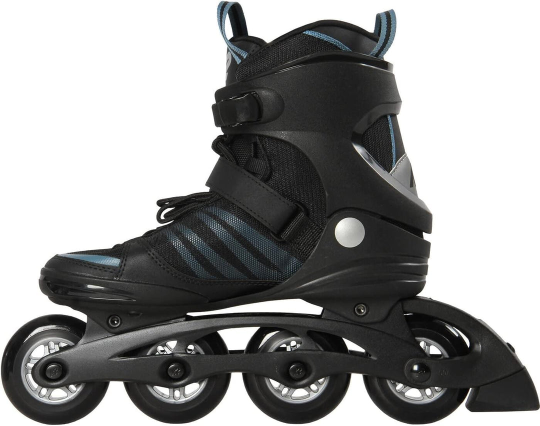 K2 Skates Damen Inline Skates ALEXIS 84 SPEED ALU, black - steel blue, 30D0270 black - steel blue EU