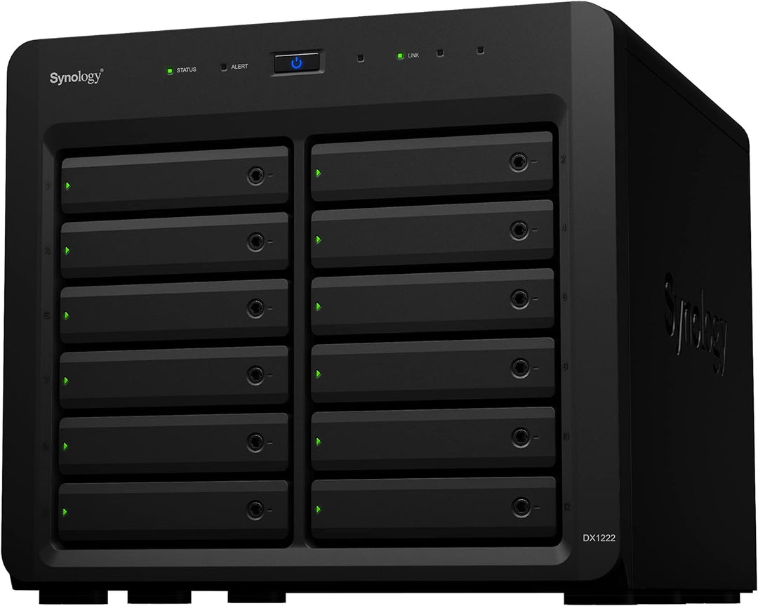 SYNOLOGY DX1222 Festplattenerweiterungsgehäuse schwarz