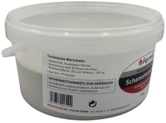 Fermit Schamottmörtel 3 kg feuerfest Schamott Mörtel 1600°C Kleber Feuerraum