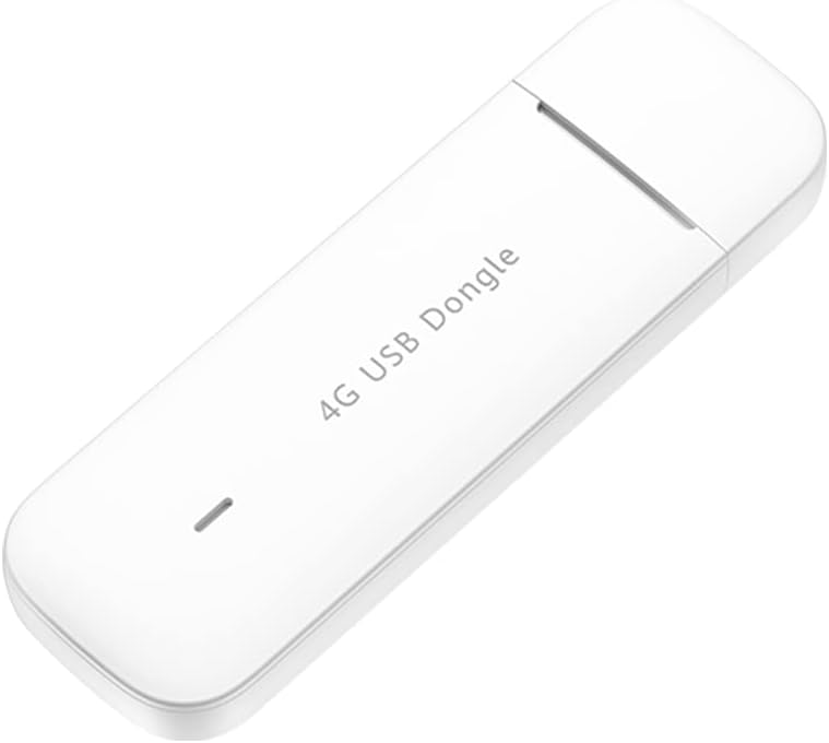 Zowee 4G LTE USB-Dongle-CAT4, Download-Geschwindigkeit bis zu 150 Mbps, Plug & Play,weiss