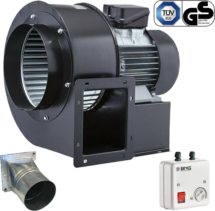 BVN VENTILATION SYSTEMS &amp; ELECTRICAL MOTORS TURBO Zentrifugal Radialventilator Radialgebläse 1800 m³
