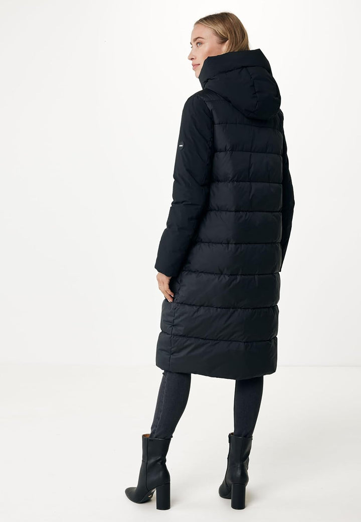 Mexx Damen Hooded Padded Jacket Parka XS Schwarz, XS Schwarz