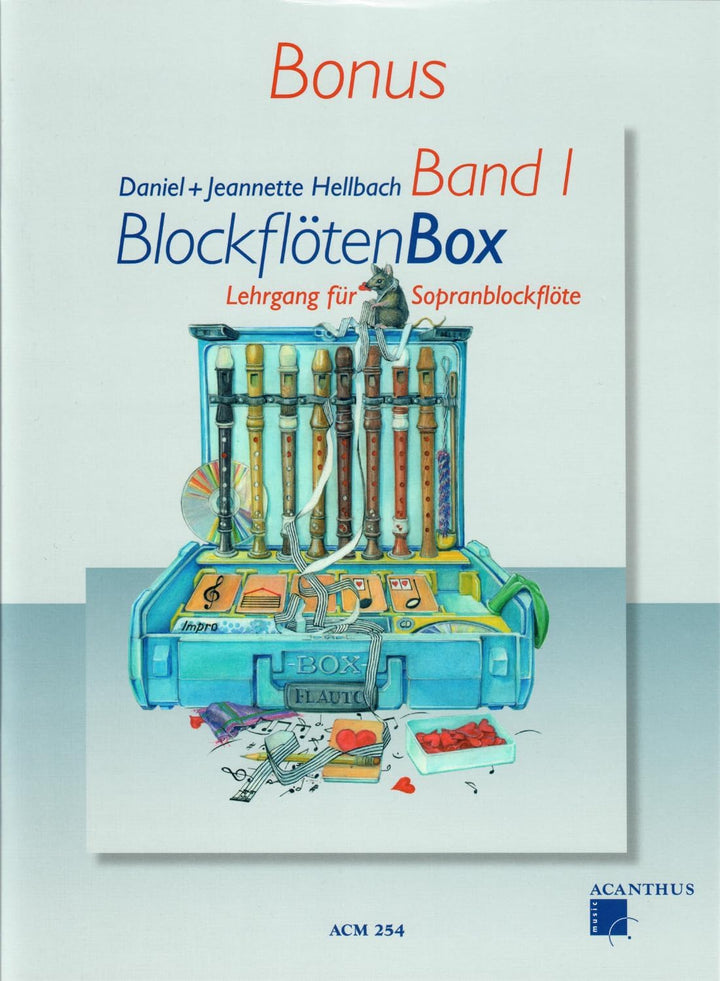 Acanthus Music "Blockflötenbox Band 1 (+Online Audio) – Daniel Hellbach – Lehrgang für Sopranblockfl