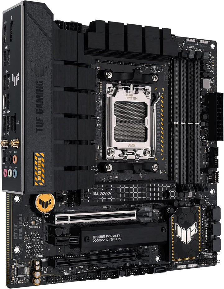 ASUS TUF GAMING B650M-PLUS WIFI Mainboard Sockel AMD AM5 (Ryzen 7000, micro-ATX, PCIe 5.0, DDR5-Spei