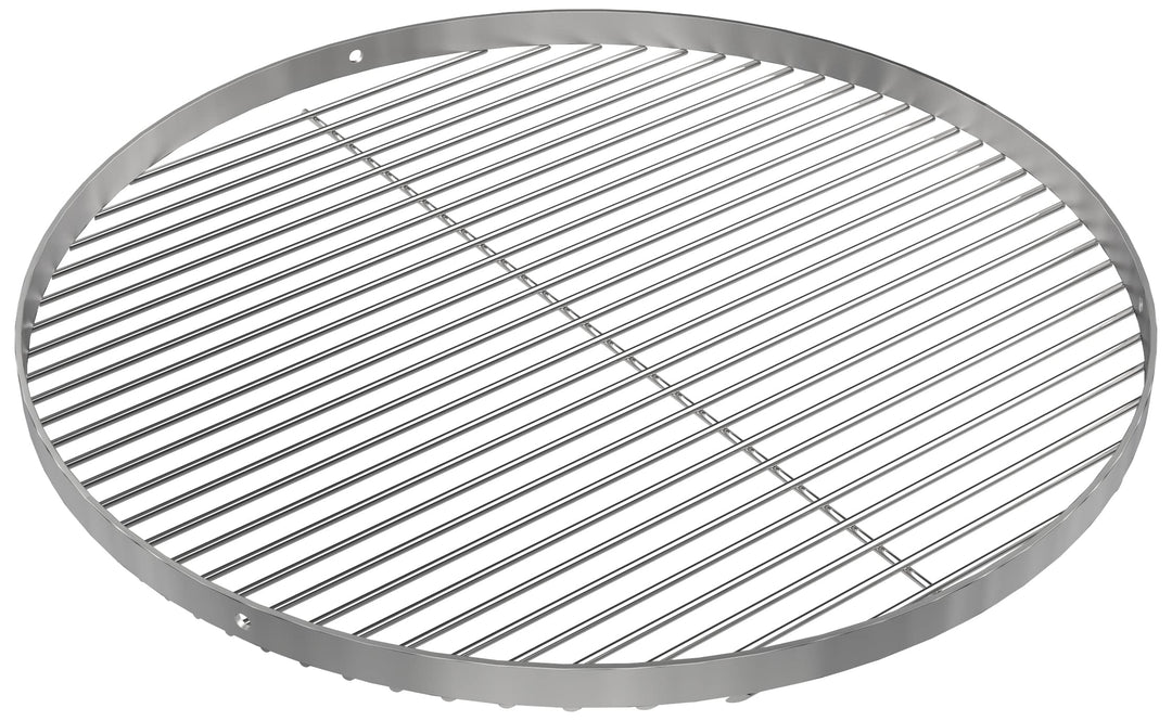 GriHero Grillrost Edelstahl Rund für Schwenkgrill, Ø 60 cm Grillgitter mit 3 Aufhängungsbohrungen fü