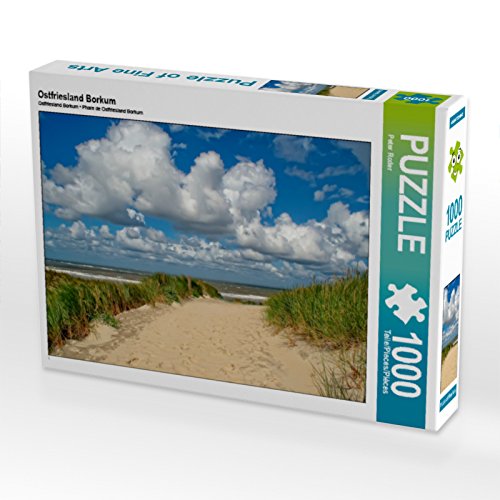 CALVENDO Puzzle Ostfriesland Borkum 1000 Teile Lege-Grösse 64 x 48 cm Foto-Puzzle Bild von Peter Rod