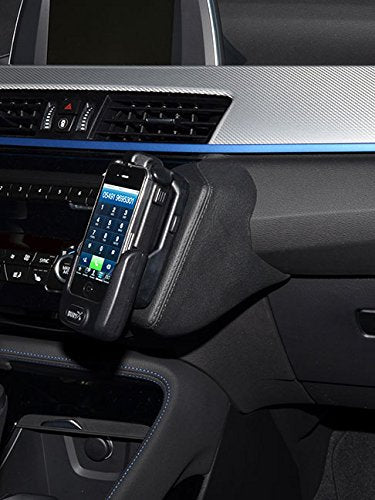 KUDA 2145 Halterung Kunstleder schwarz für BMW X1 (F48) / X2 (F39) ab 2015, 2145