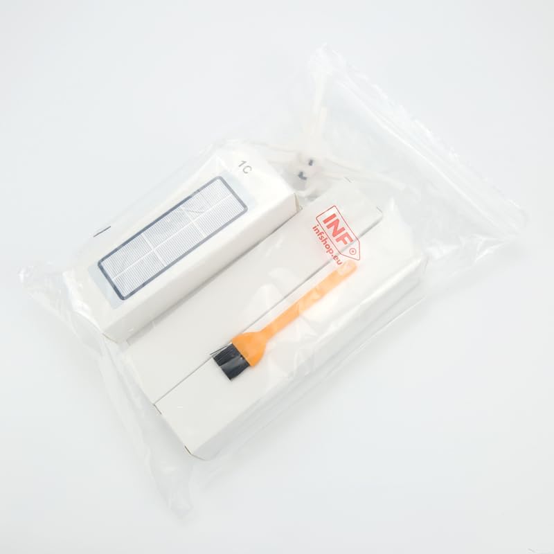INF Ersatzteile Zubehör für Dreame Bot D10 Plus RLS3D, Vakuumzubehör, 2 x Hauptbürste, 4 x Filter, 4