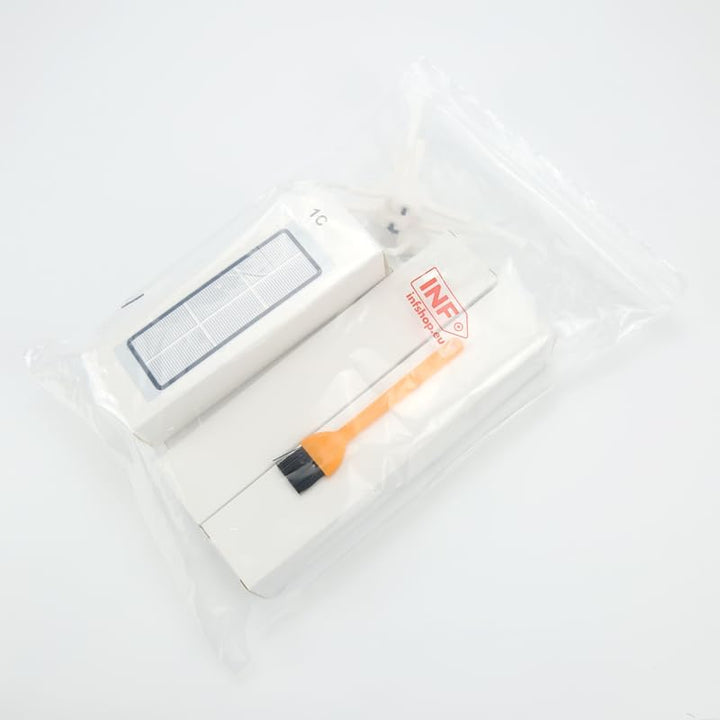 INF Ersatzteile Zubehör für Dreame Bot D10 Plus RLS3D, Vakuumzubehör, 2 x Hauptbürste, 4 x Filter, 4