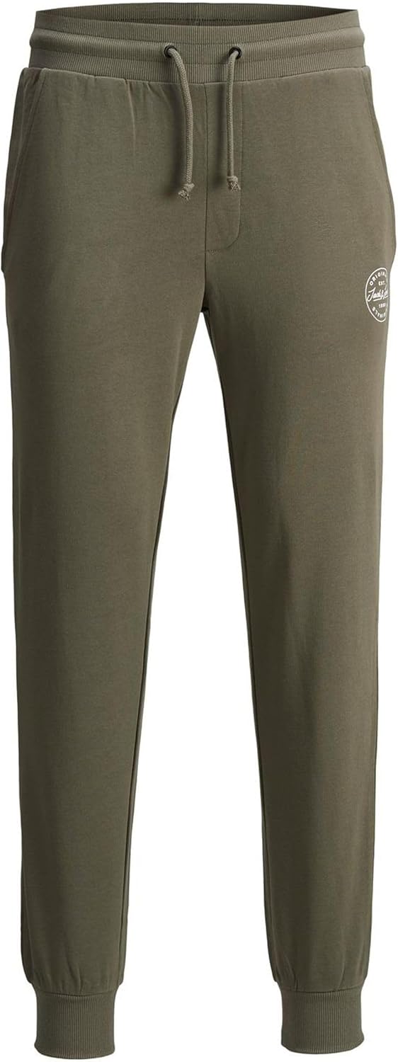 JACK & JONES Male Jogginghose Regular Fit Jogginghose S Light Grey Melange, S Light Grey Melange
