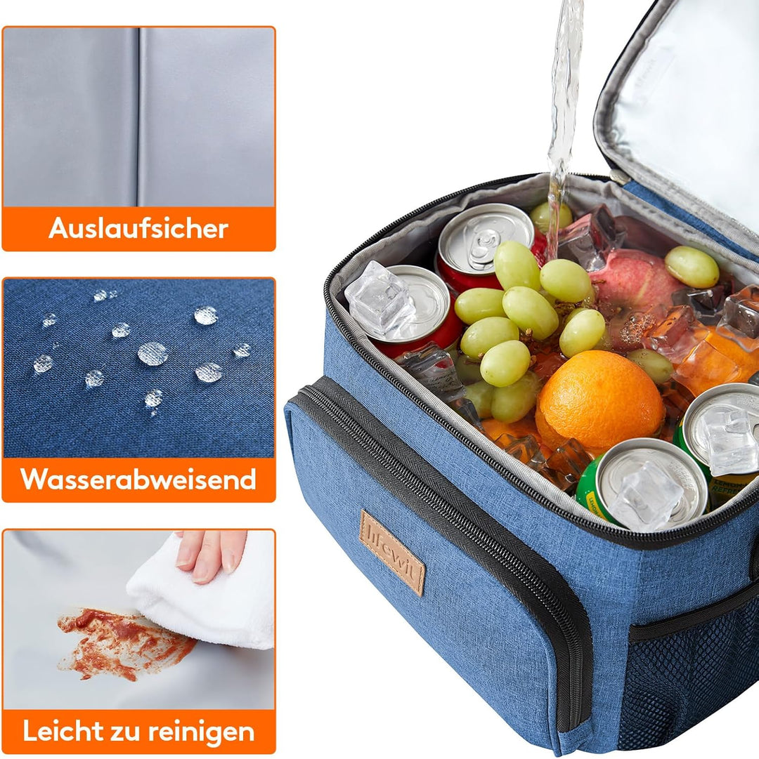 Lifewit Isolierte Kühltasche, Wiederverwendbare Lunchtasche, Tragbare Kühlbox, weiche Tragetasche, a