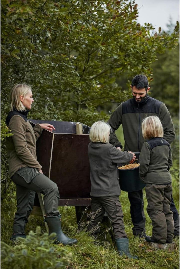 Deerhunter Unisex Youth Fleecejacke Chasse Einheitsgrösse Olive, Einheitsgrösse Olive
