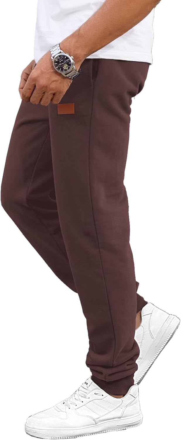 HMIYA Jogginghose Herren Baumwolle Trainingshose Sporthose Freizeithose Lang Hosen Klassische Sweath