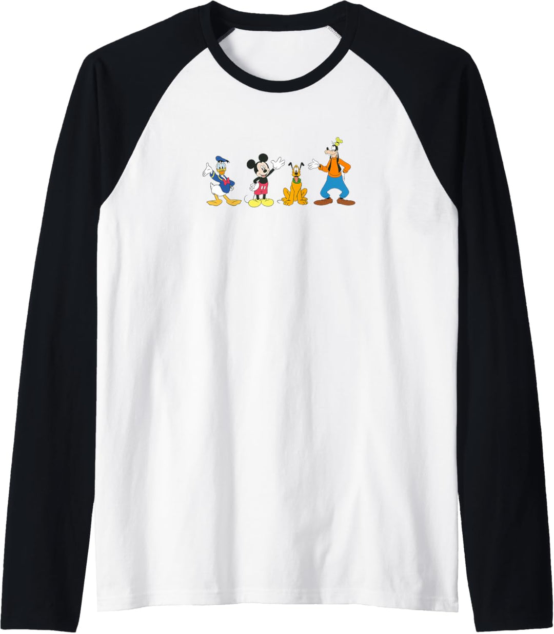 Disney Mickey & Friends Character Line Up Raglan