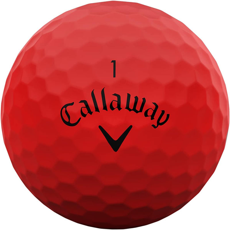 Callaway Supersoft Golfbälle 2023 Rot, Rot