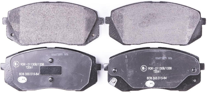 HELLA PAGID 8DB 355 015-841 Bremsbelagsatz - T2061 - Dicke/Stärke: 17.5mm - mit akustischer Verschle