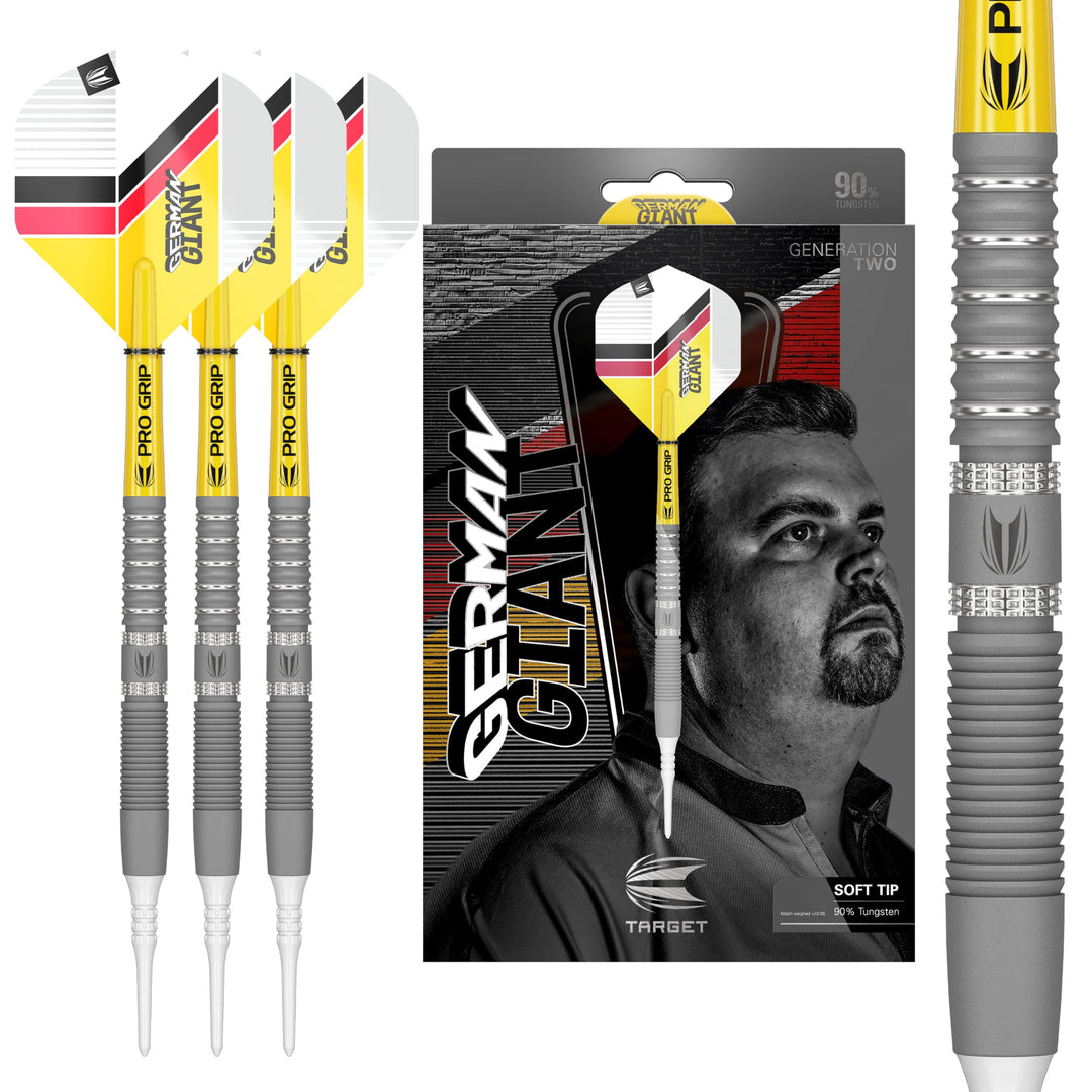 Target Darts Soft.G.ClemensG2 2023 19g Grau, 19G