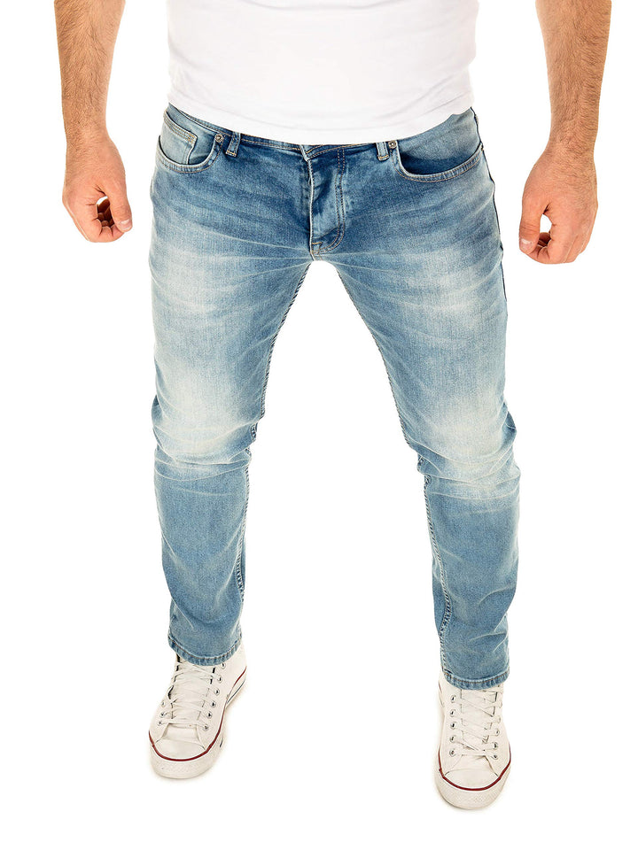 WOTEGA Herren Jeans Alistar Slim Fit 38W / 30L Blau (Flint Stone 183916), 38W / 30L Blau (Flint Ston