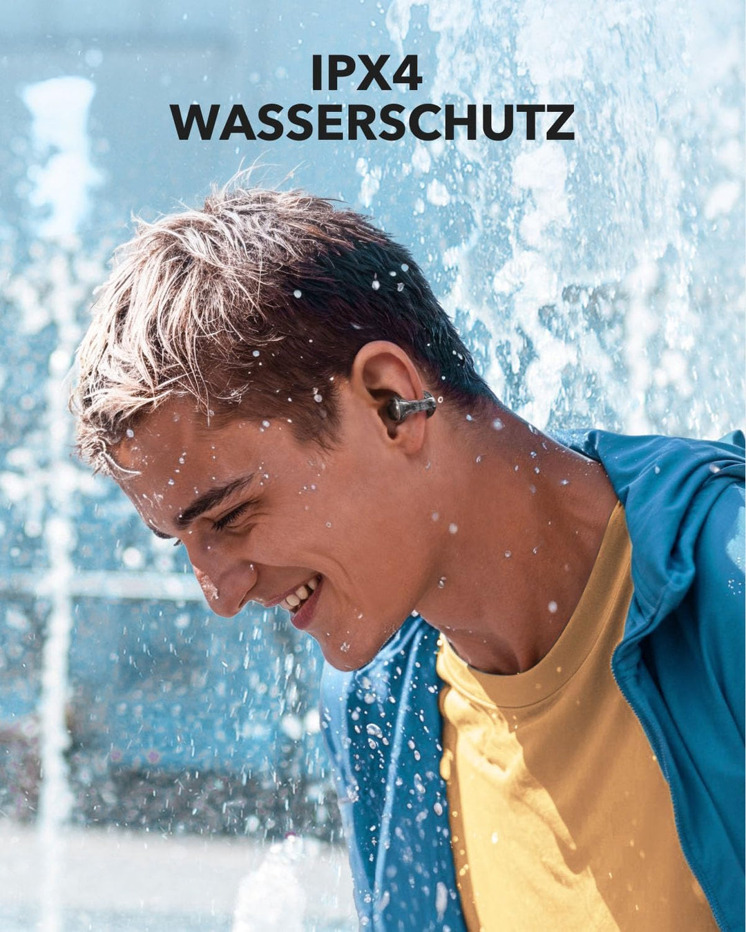 soundcore C30i by Anker, Open-Ear Earbuds, Clip On Kopfhörer, Leichtes Design, Stabiler Halt, Abnehm
