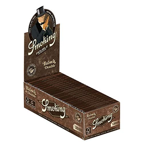 Smoking Brown Regular Double Window 25 Hefte je 120 Blatt