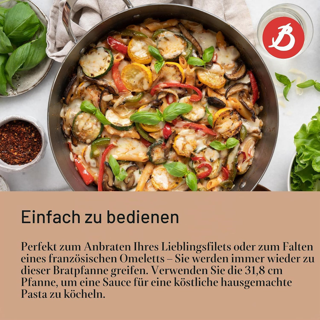 de Buyer, Bratpfanne Mineral B aus Carbonstahl, Ø 32 cm, 5610.32