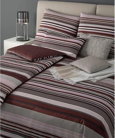 JOOP! Bettwäsche Micro Lines 4099 | 1 Deep Rose - 135 x 200