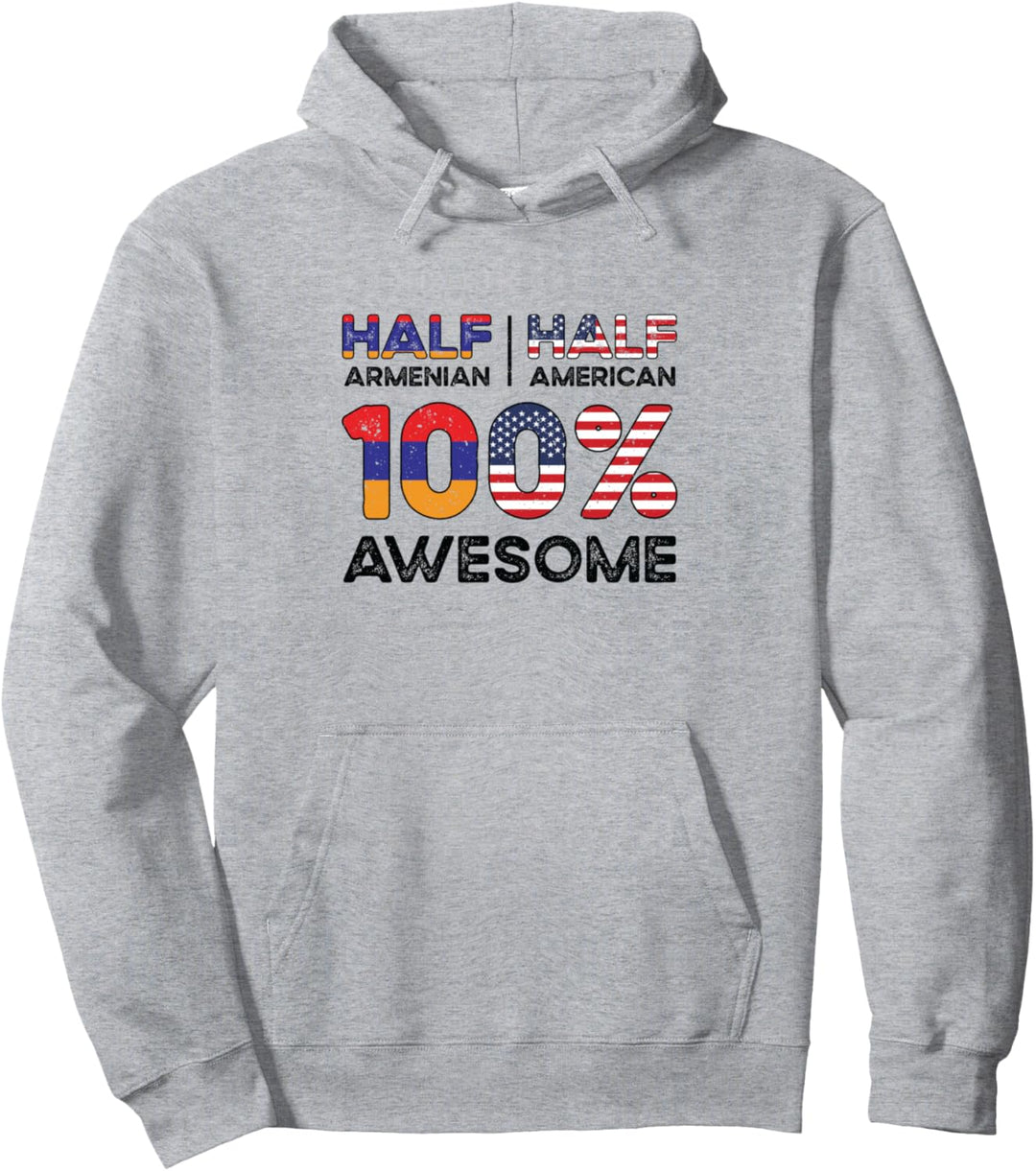 Armenische amerikanische Patrioten, USA, gewachsen, Armenien, US-Flagge Pullover Hoodie