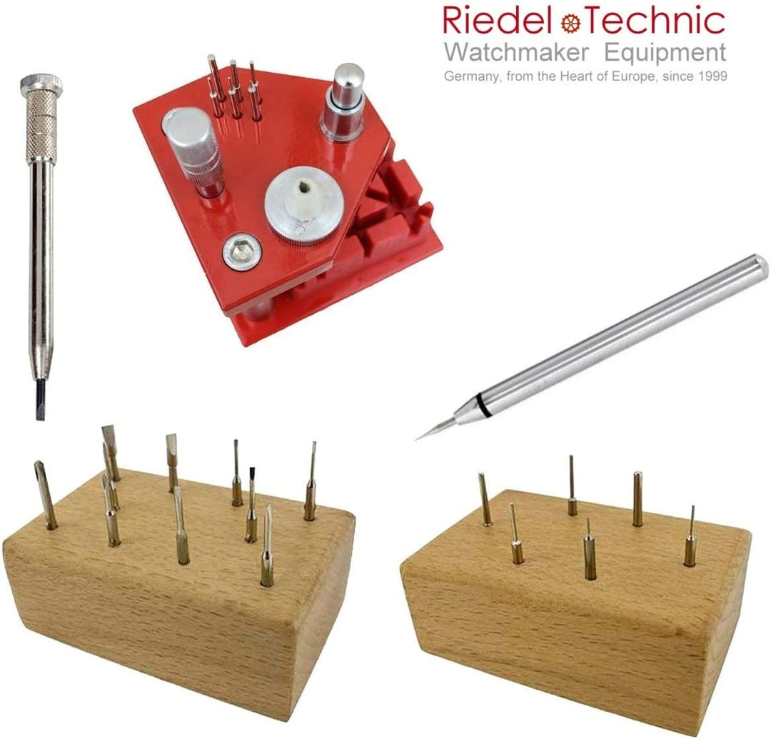 Armbandkürzer Set RIEDEL TECHNIC Xtreme - Uhrenwerkzeug zum professionellen Kürzen von Uhren-Metalla