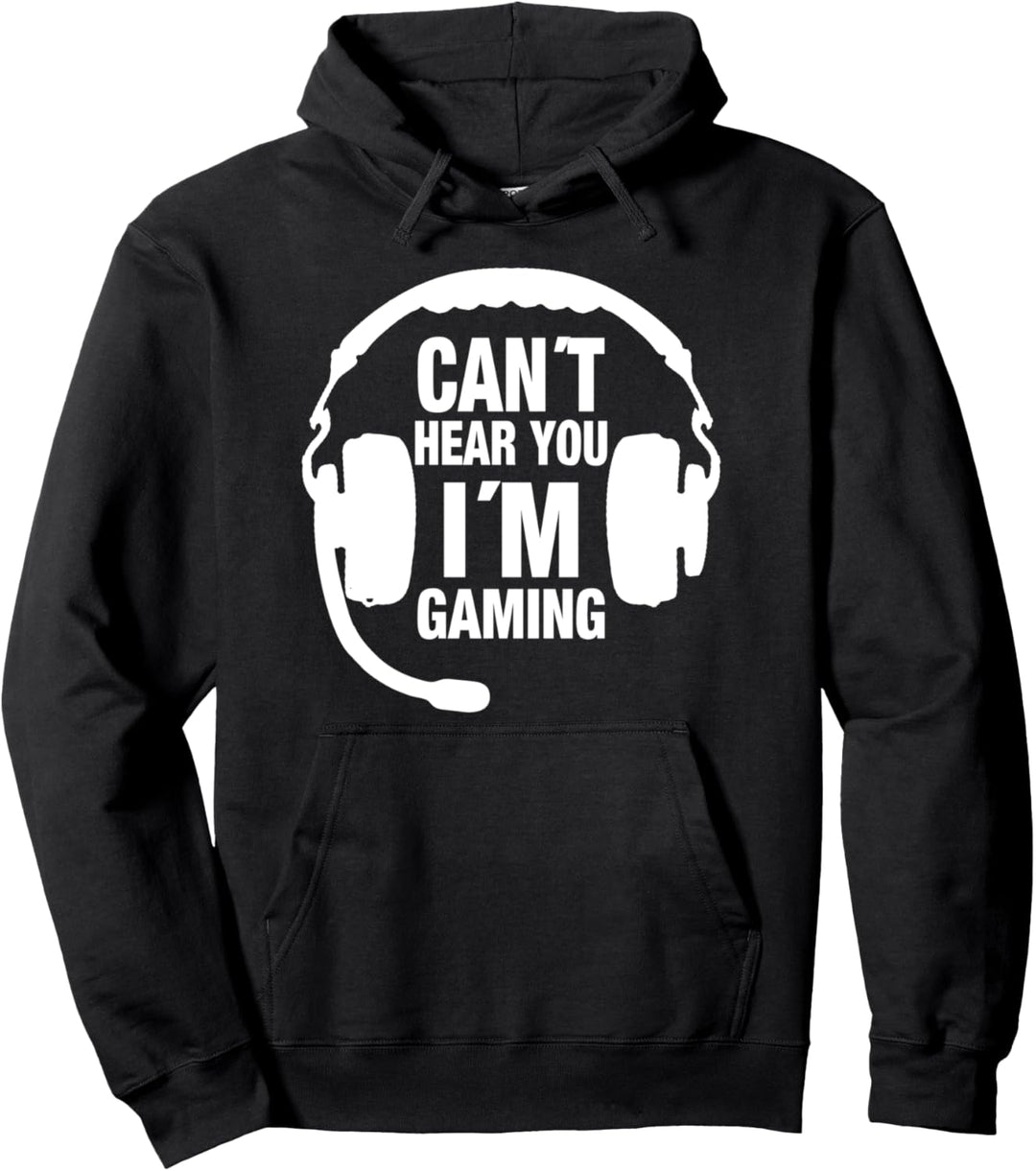 ICH HÖRE DICH NICHT ICH ZOCKE CANT HEAR YOU IM GAMING Pullover Hoodie