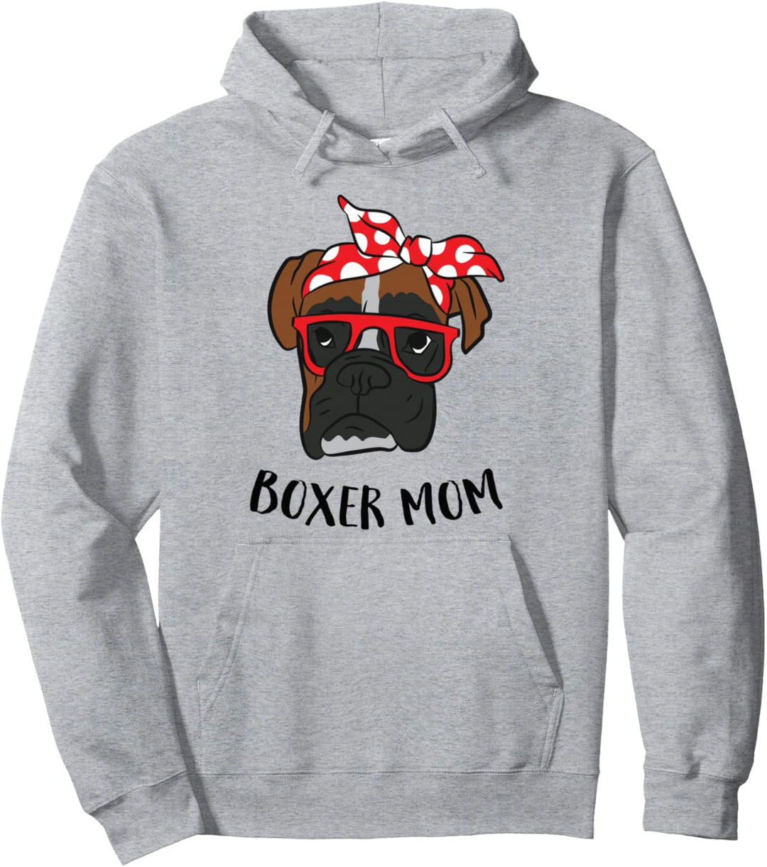 Lustige Boxer Mama Süsse Boxer Hund Mama Pullover Hoodie