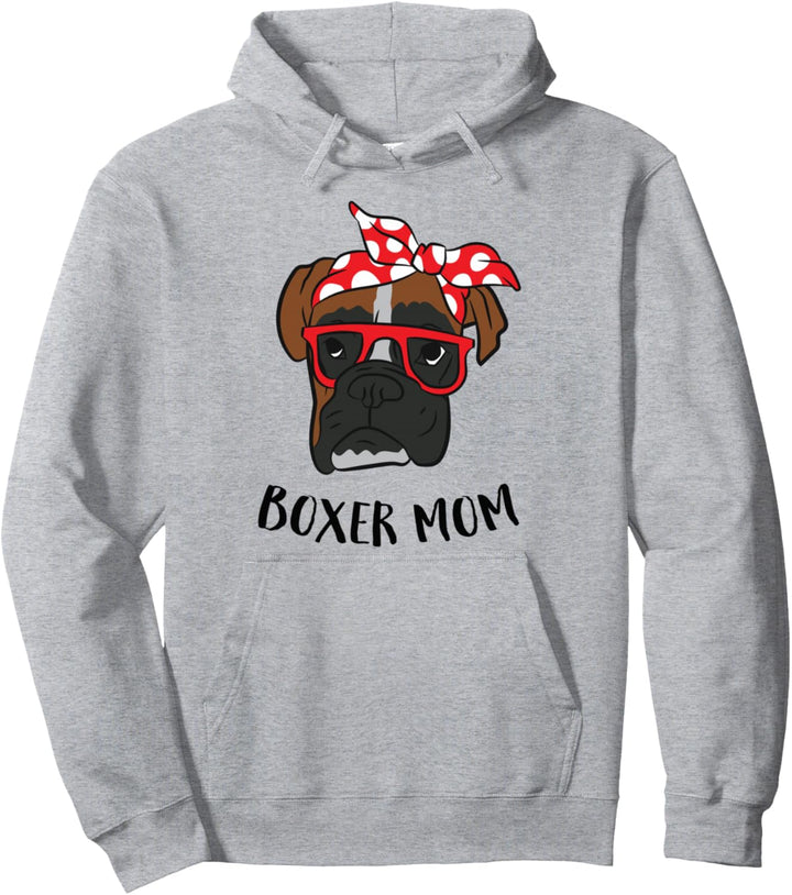 Lustige Boxer Mama Süsse Boxer Hund Mama Pullover Hoodie