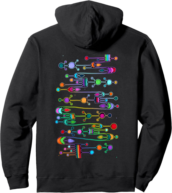 Sketching Fantasy Art - Lines Of Power 3 - Fan Fun Pullover Hoodie