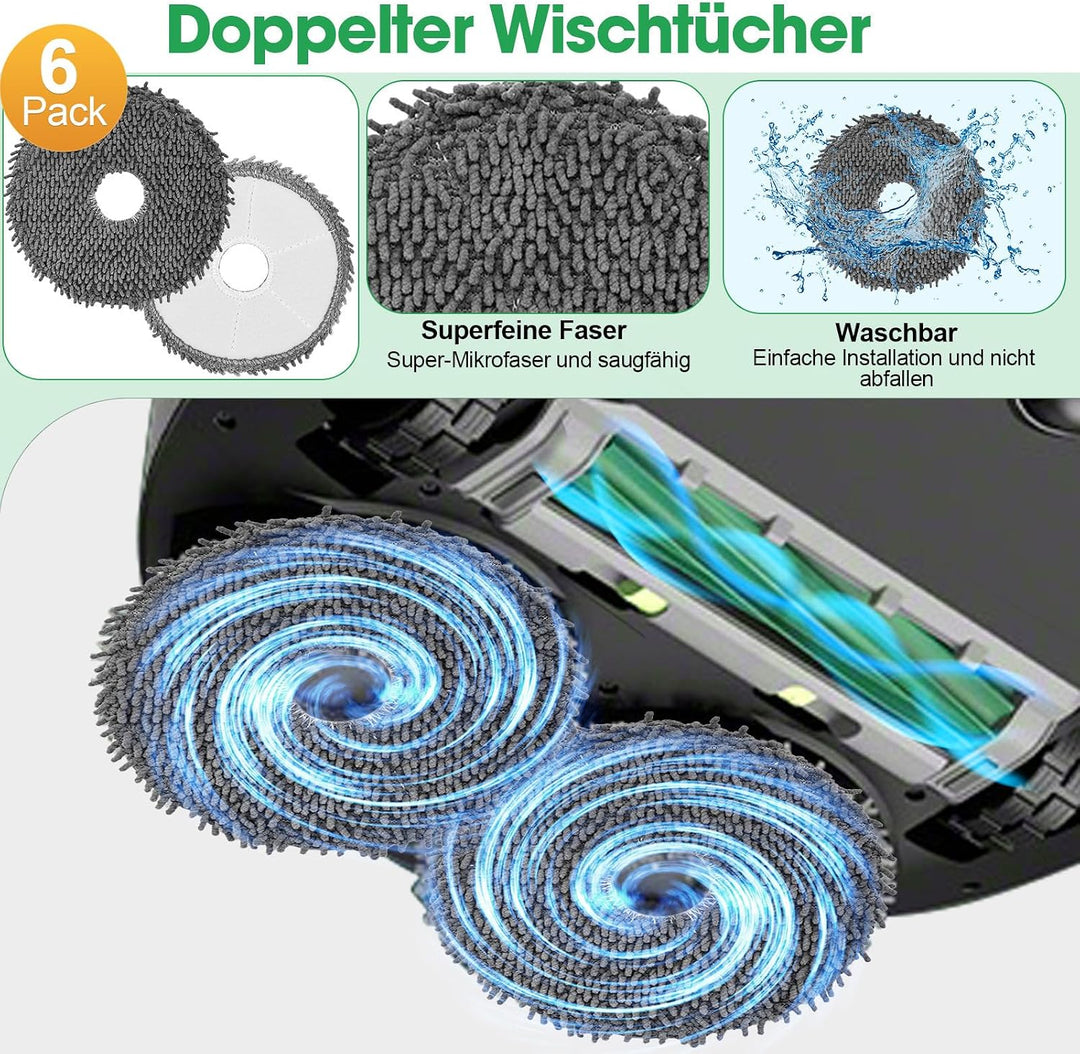 505 Zubehör für iRobot Roomba Plus 505 Combo / 405/507 Combo / 400/500 /506 Ersatzteile Zubehörset E